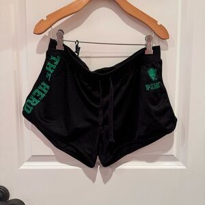 PINK Victoria's Secret Marshall University “The Herd” Athletic Shorts 💚🤍🤘🏻